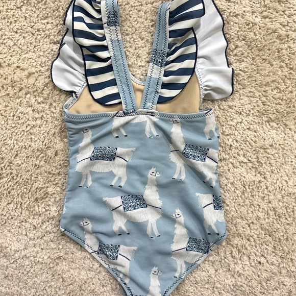 Pink Chicken Alpaca Seimsuit 2T - Picture 2 of 4